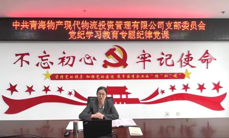 嚴(yán)明紀(jì)律作風(fēng) 永葆政治本色&mdash;&mdash;集團(tuán)黨委書記、董事長(zhǎng)劉玲同志講授專題紀(jì)律黨課