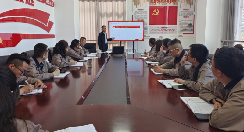 恪守&ldquo;六大紀(jì)律&rdquo; 筑牢思想根基&mdash;&mdash;集團(tuán)黨委委員、紀(jì)委書記赴朝物開投公司黨支部講授專題黨課