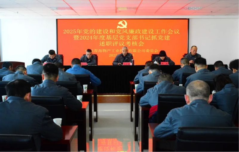 物產(chǎn)工投公司黨委召開2025年黨的建設(shè)和黨風(fēng)廉政建設(shè)工作會(huì)議暨2024年度基層黨支部書記抓黨建述職評議考核會(huì)